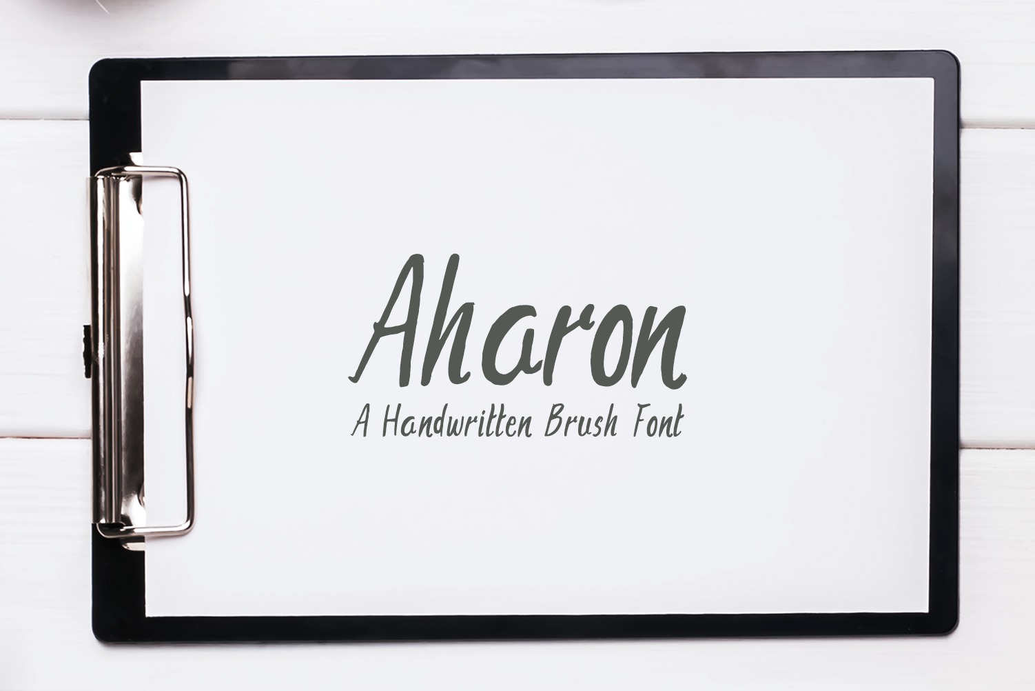 Aharon: The Handwritten Typeface That Elevates Small Business Branding