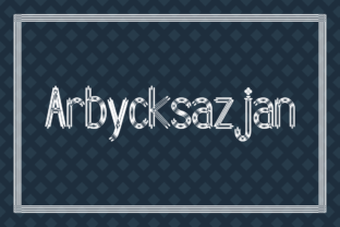 Arbycksazjan Font Review: A Versatile Decorative Choice