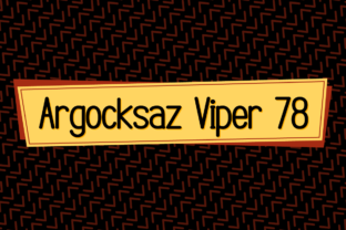 Argocksaz Viper78: A Restrained Sans Serif for Editorial Design