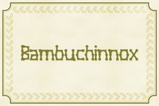 Bambuchinnox: A Homey Decorative Font for Editorial Design