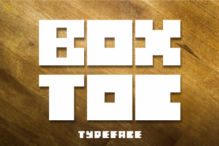 Boxtoc: A Unique Decorative Typeface for Retro Branding