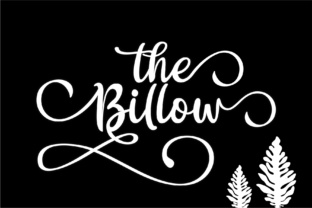 Bringing The Billow Script Font to Life in Handmade Shops