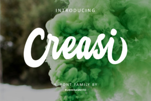 Creasi Font Review: Bold Script for Modern Campaigns