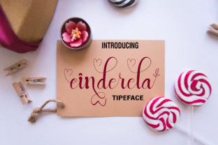 Designing Romantic Layouts with Cinderela Script Font