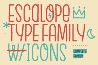 Escalope: A Playful Hand-Drawn Font for Makers