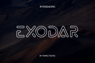 Exodar: A Modern Sans Serif Font for Makers