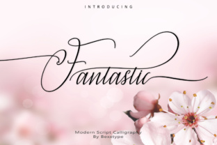 Fantastic Script Font for Elegant Editorial Design