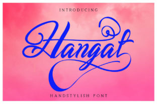 Hangat: A Bold Script Font for Editorial Titles