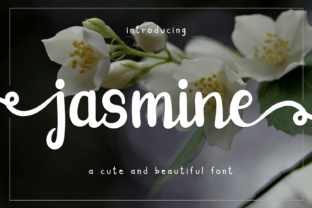 Jasmine: A Modern Script Font for Small Business Branding