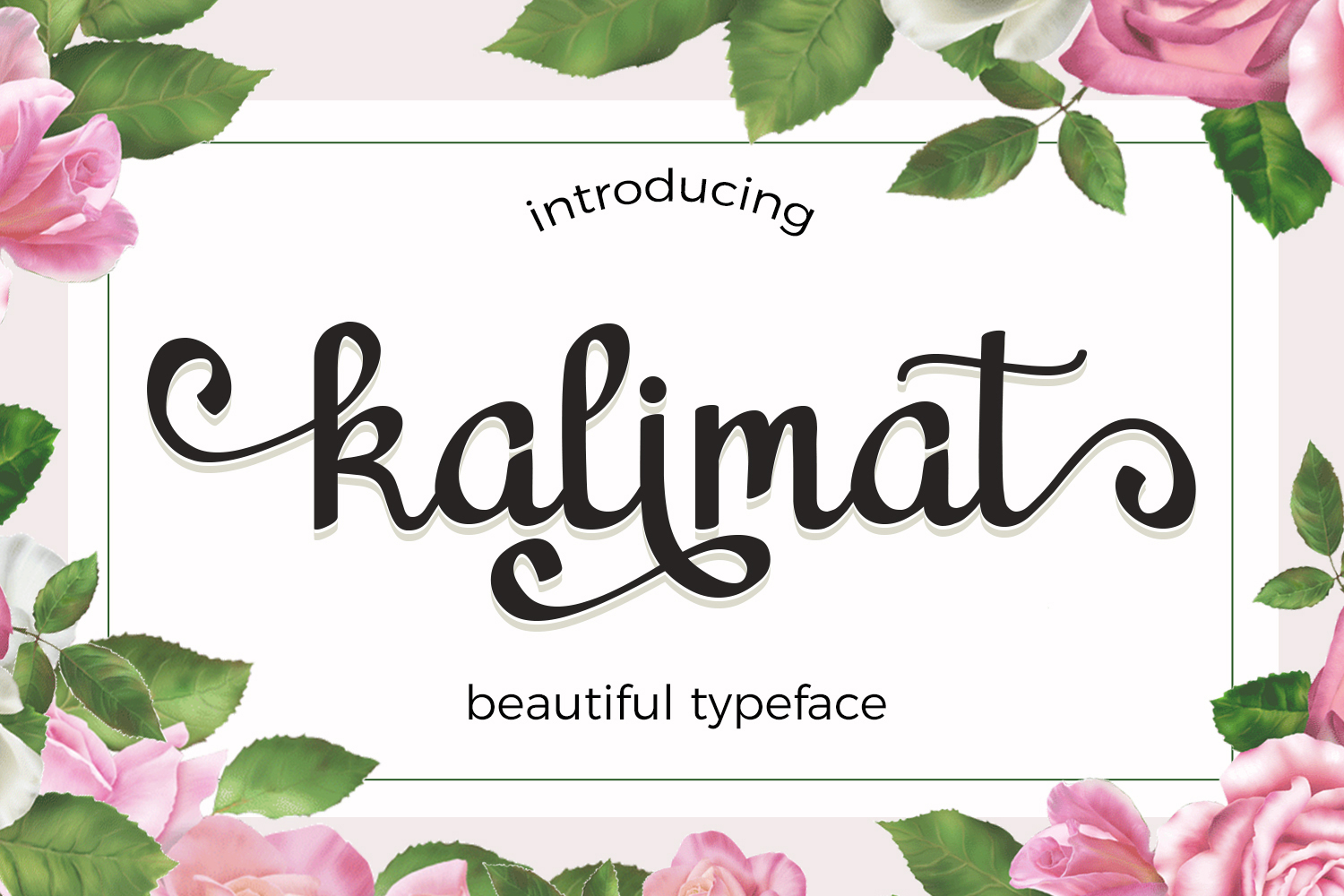Kalimat Font: The Script Handwritten Typeface for Modern Brands