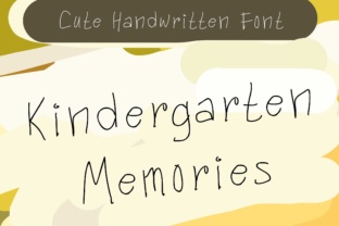 Kindergarten Memories: A Playful Sans Serif Font for Makers
