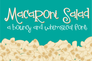 Macaroni Salad Font for Whimsical Web Design