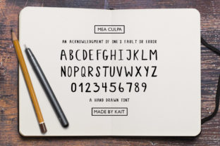Mea Culpa: The Quirky Handwritten Font for Small Business Branding