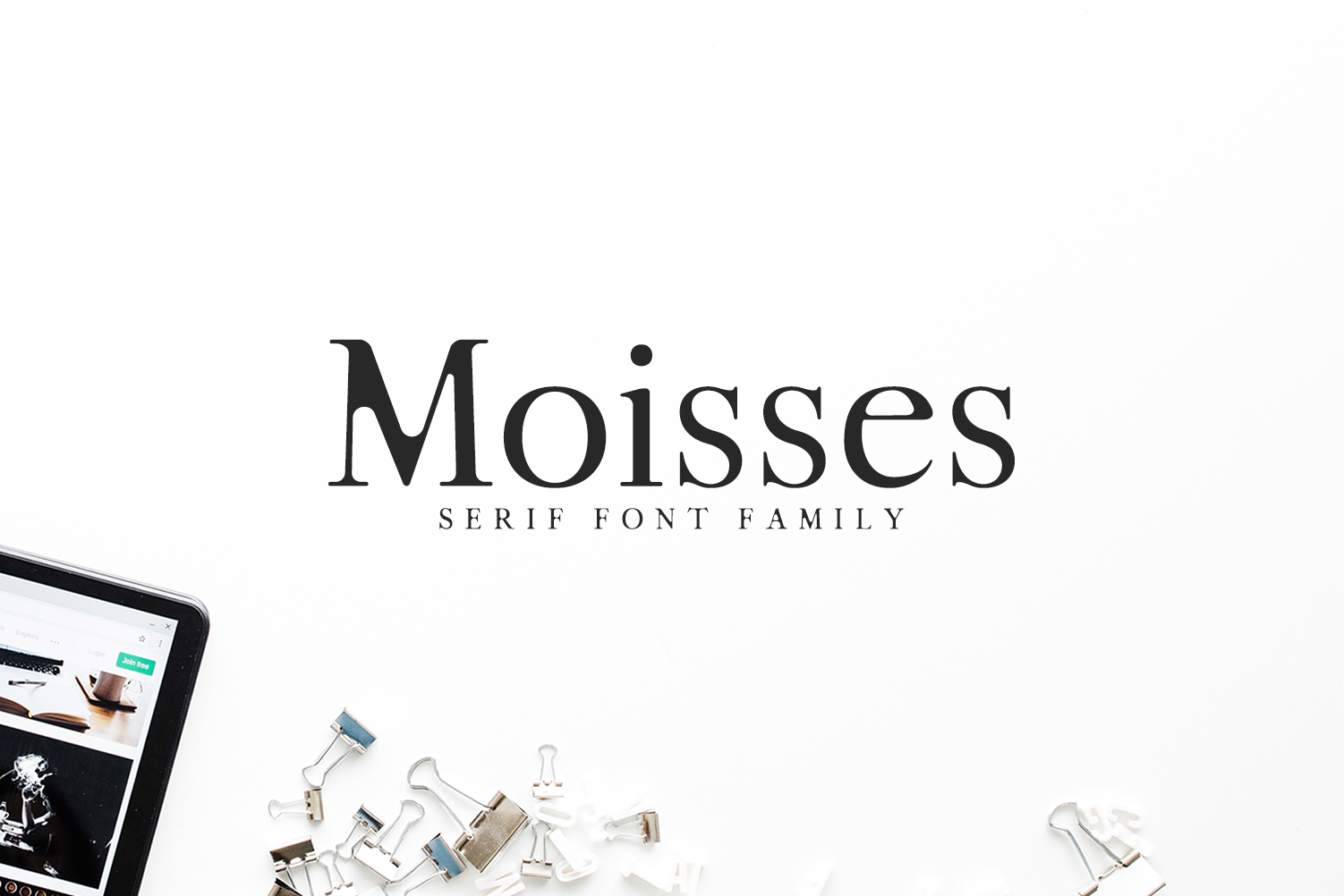 Moisses: The Modern Serif Font for Clear Campaigns