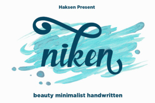 Niken: The Swash Script Font for Polished Branding