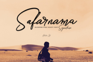 Safarnama: A Fashionable Script Font for Web Headers