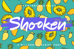 Shooken: A Script Handwritten Font for Bold Editorial Design