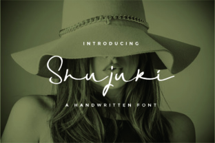 Shujuki: The Elegant Script Handwritten Font for Fashion Campaigns