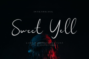 Sweet Yell Font Review: A Modern Script for Designers