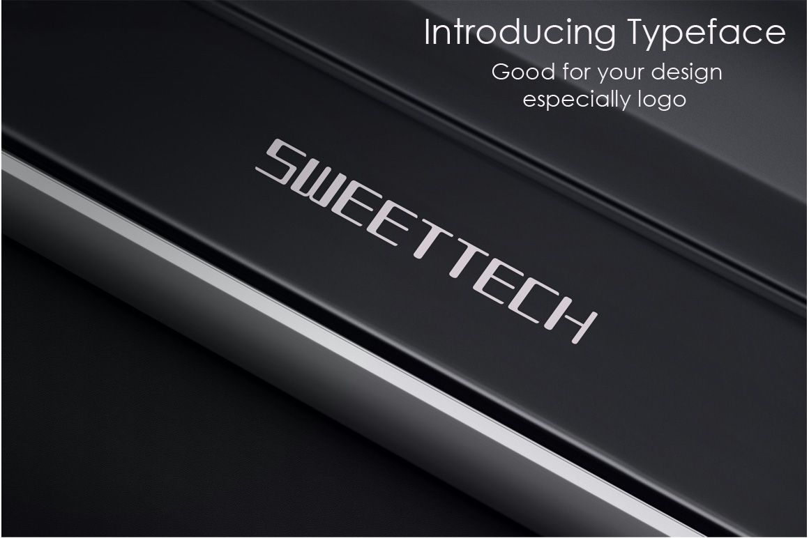Sweettech: A Modern Sans Serif Font for Tech Branding