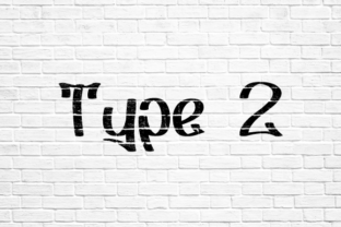 Type 2 Graffiti Font for Bold Urban Craft Designs