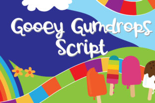 Using Gooey Gumdrops Script for Youthful Brand Identity